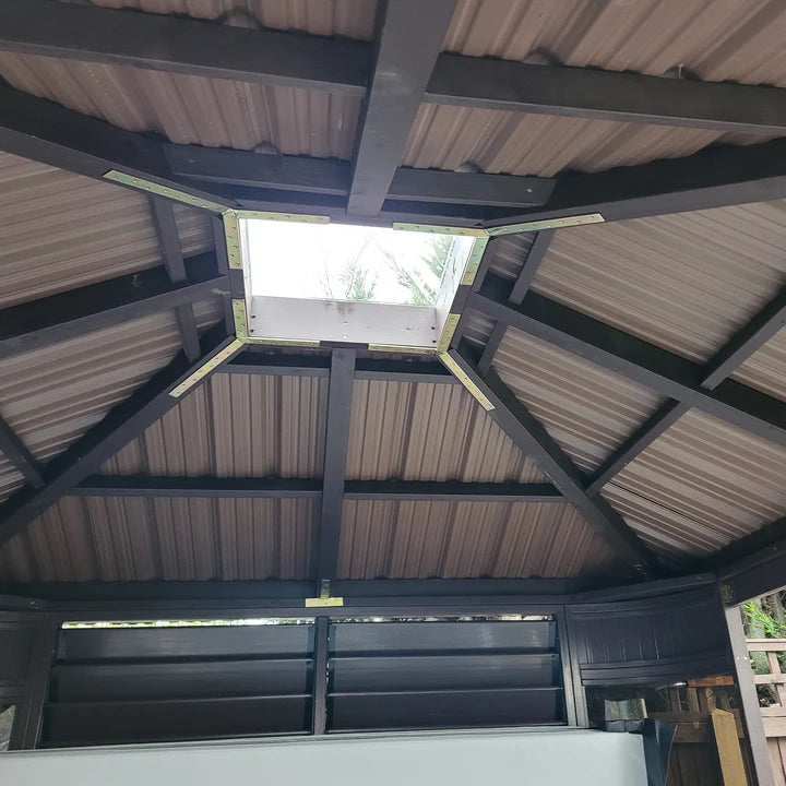 Fraser Gazebo 10ft x 10ft - Coffee