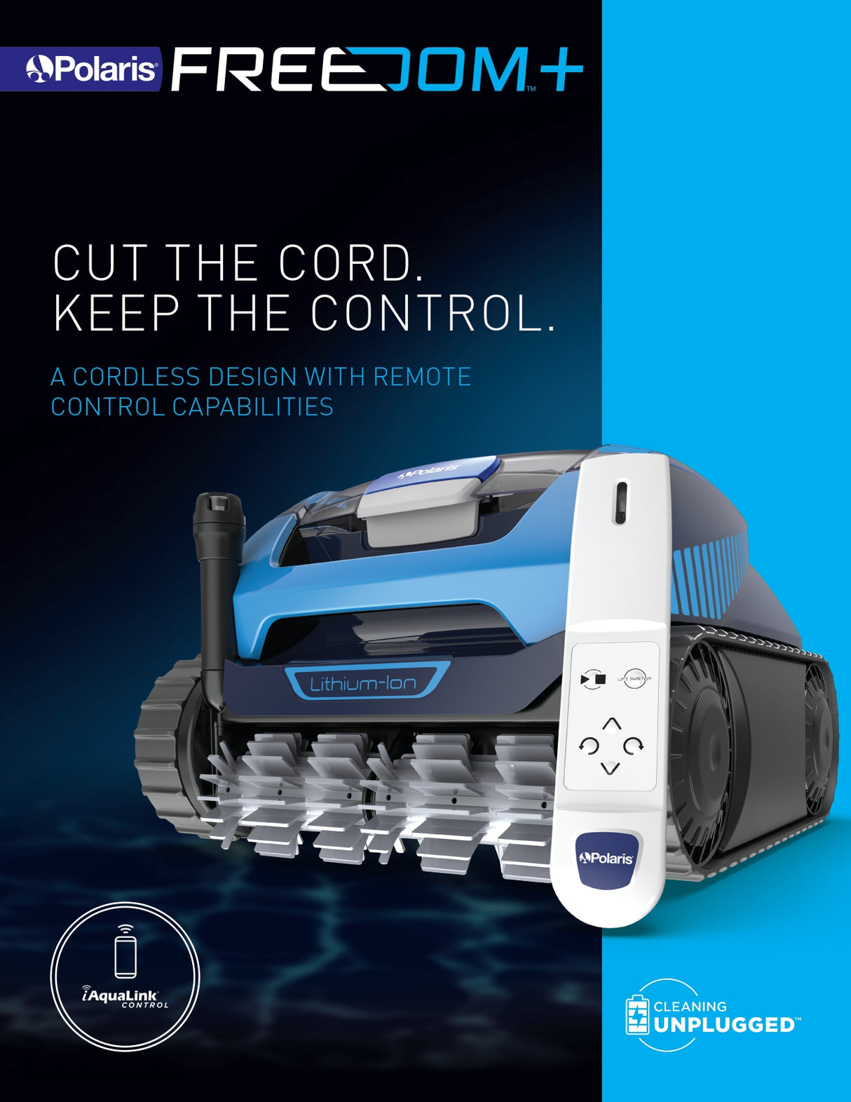 Polaris FREEDOM™ Plus Cordless Robotic Cleaner