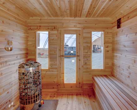 6' Red Cedar Cube Sauna