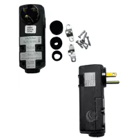 GFCI Plug, Right-Angle, 20 Amp
