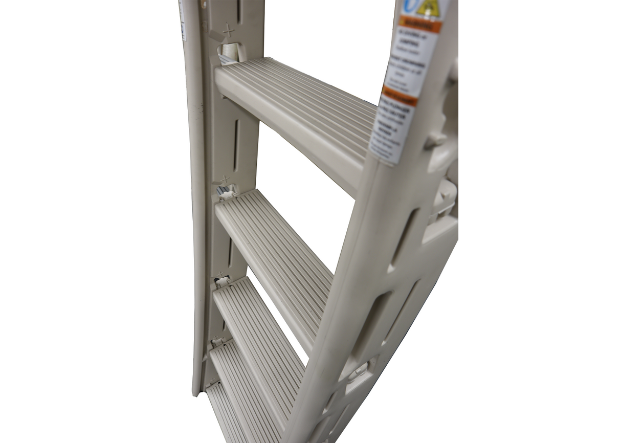 Confer Plastics 7200 Roll-Guard A-Frame Safety Aboveground Curve pool ladder
