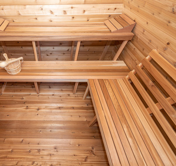 Dundalk 8x8 POD Sauna - Knotty Cedar