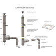 Narvi Chimney Set (Side Vent with Elbow)