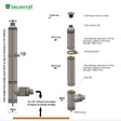 Narvi Chimney Set (Side Vent)