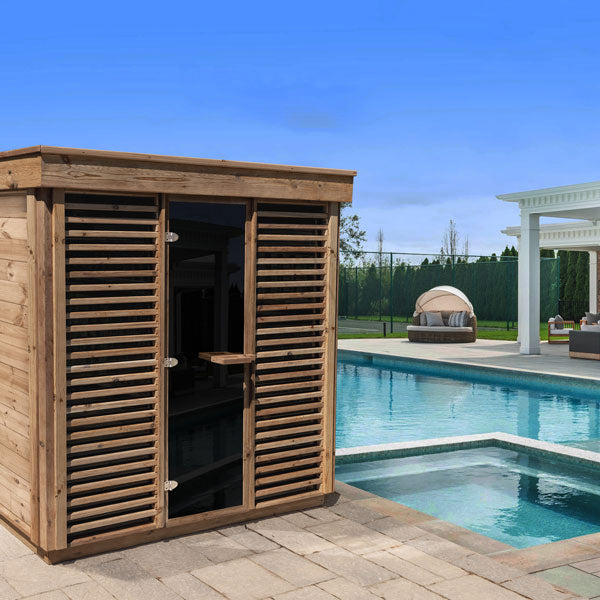 CU572 Outdoor Pure Cube Sauna