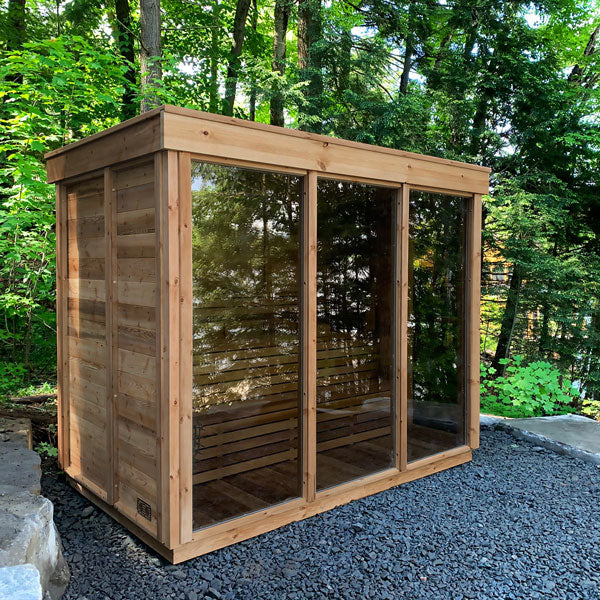 CU582 Outdoor Pure Cube Sauna