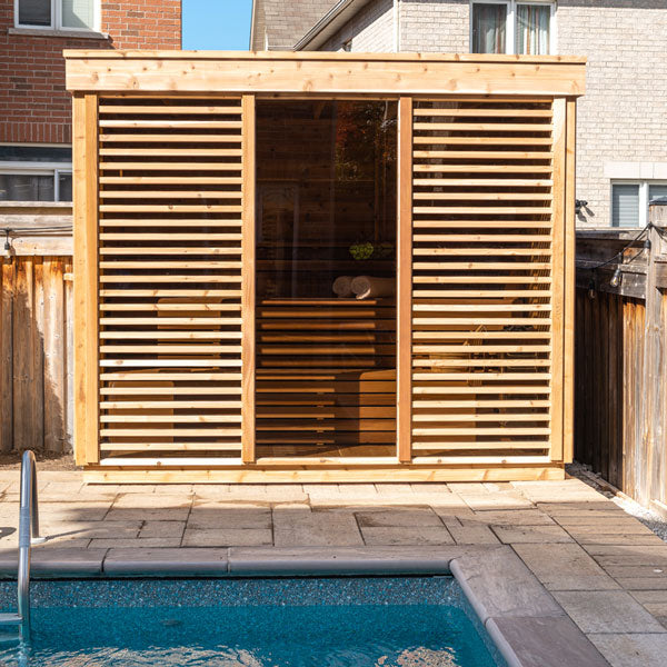 CU582 Outdoor Pure Cube Sauna