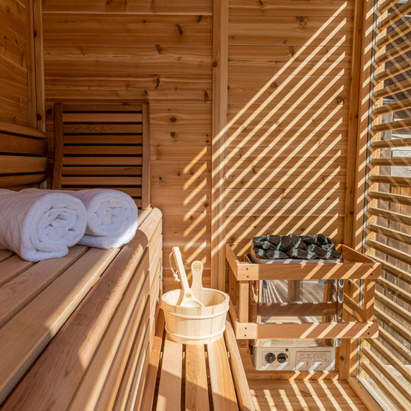 CU582 Outdoor Pure Cube Sauna