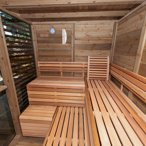CU672 Outdoor Pure Cube Sauna