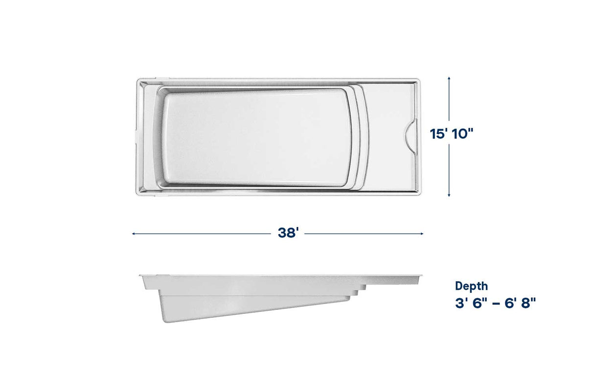 Heavenly 15'10" x 38'