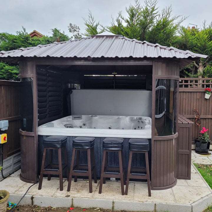 Fraser Gazebo 10ft x 10ft - Coffee