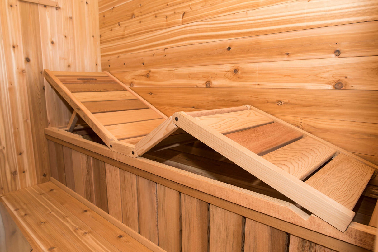 Dundalk 8'x8' (244x244cm) Luna Sauna - Knotty Cedar
