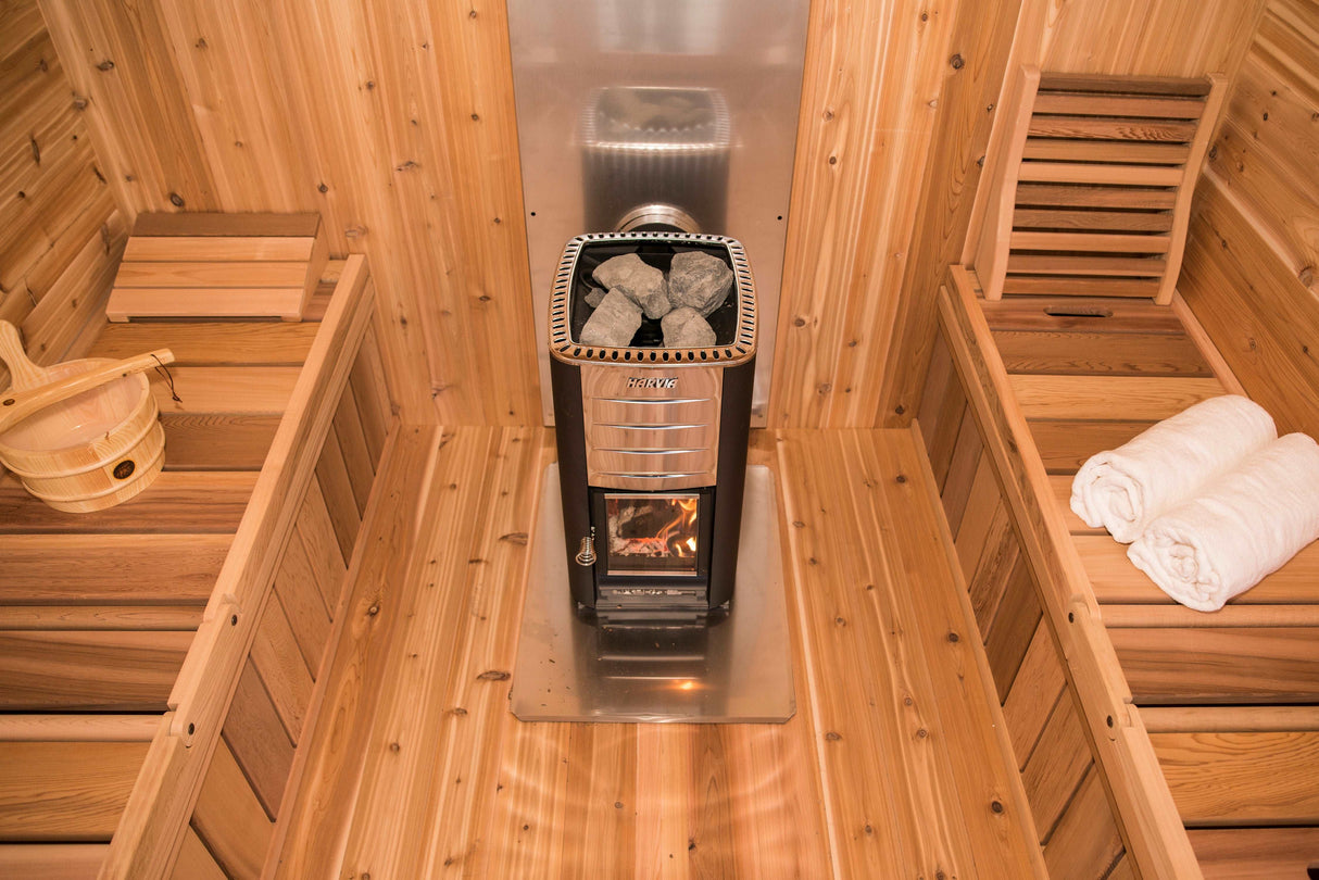 Dundalk 8'x8' (244x244cm) Luna Sauna - Knotty Cedar