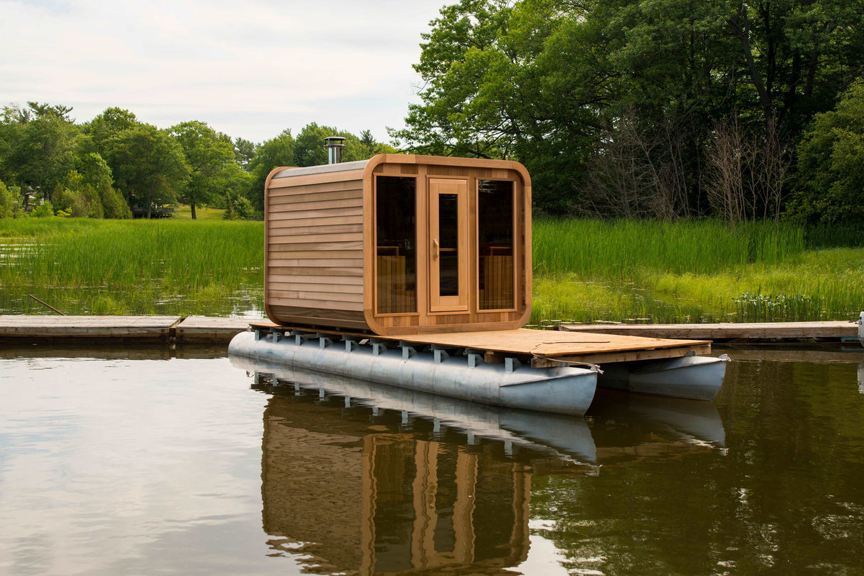 Dundalk 8'x8' (244x244cm) Luna Sauna - Knotty Cedar