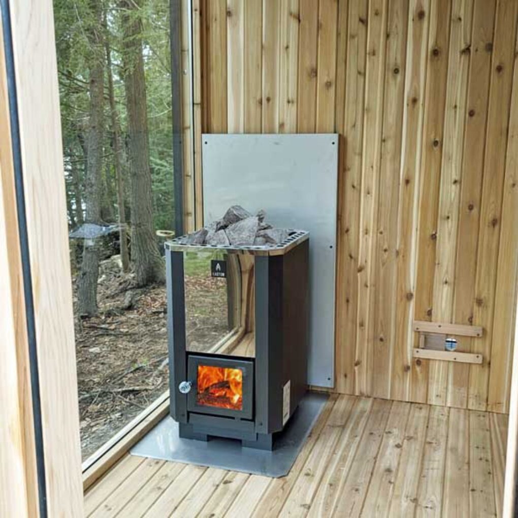 Pure Cube Neptune Sauna- Knotty Red Cedar