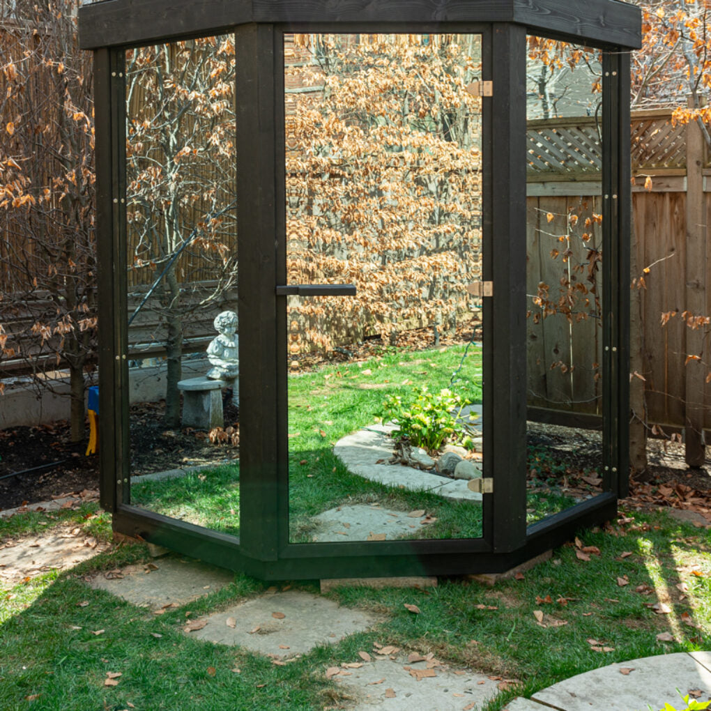 Pure Cube Trinity Sauna- Knotty Red Cedar