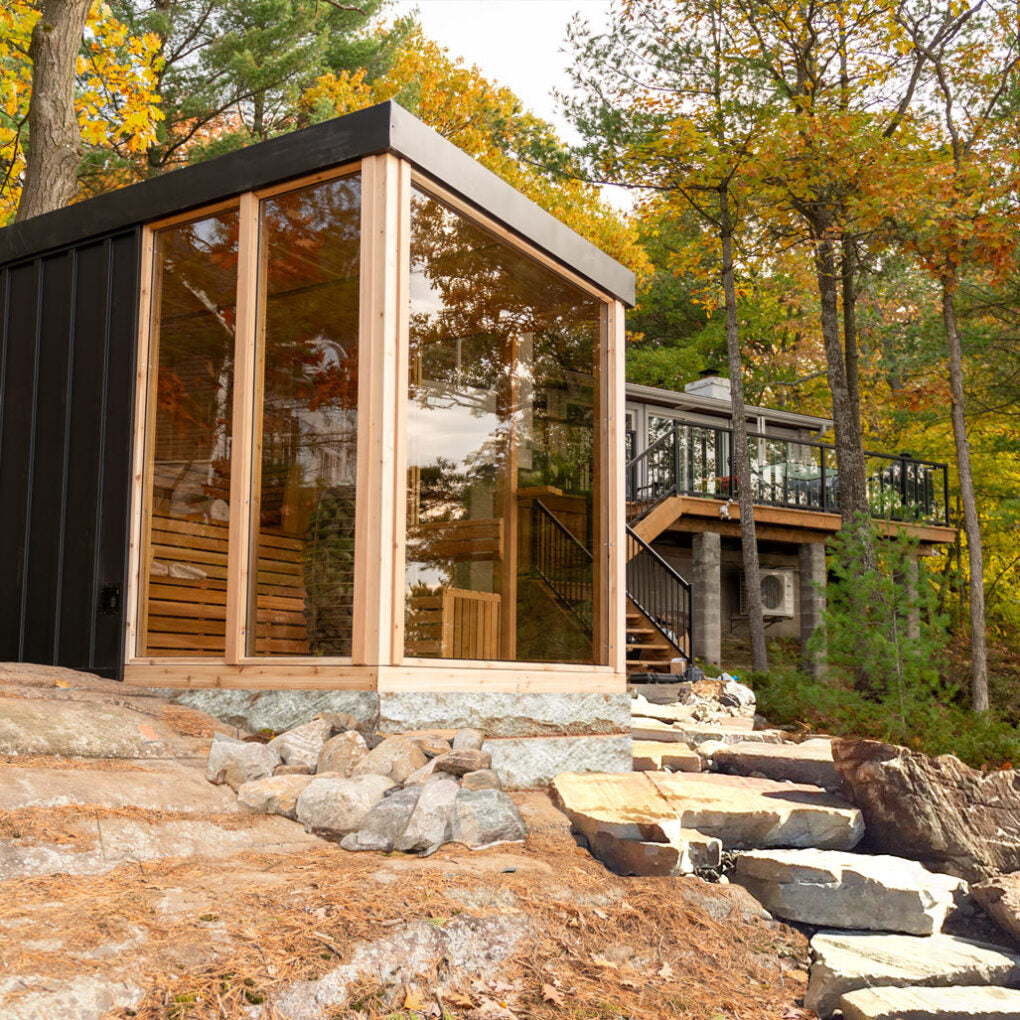 Pure Cube Orion Sauna- Knotty Red Cedar