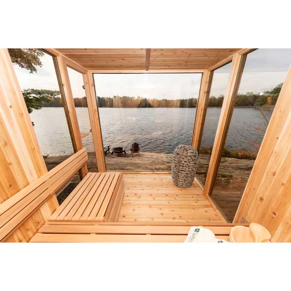 Pure Cube Orion Sauna- Knotty Red Cedar