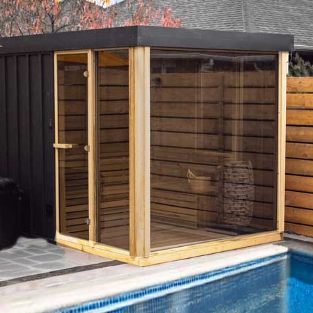 Pure Cube Orion Sauna- Knotty Red Cedar