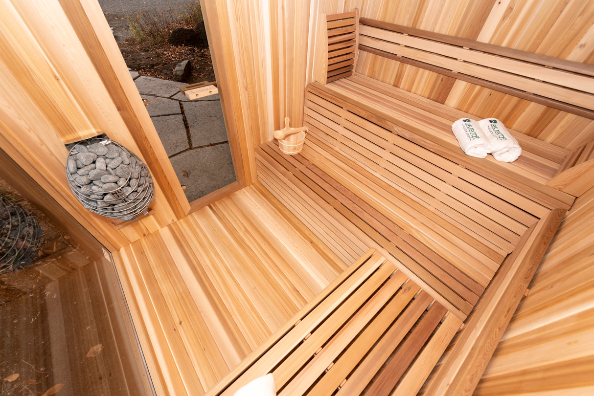 Pure Cube Neptune Sauna- Knotty Red Cedar