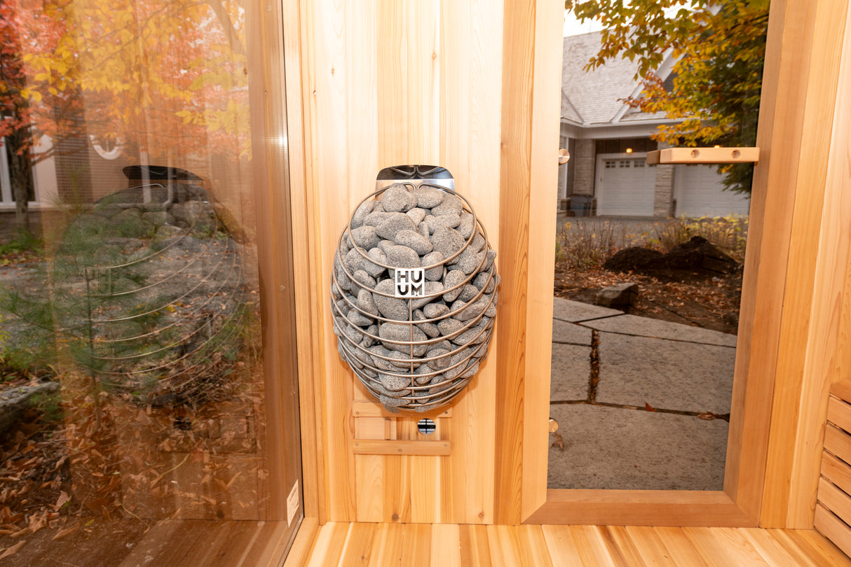 Pure Cube Neptune Sauna- Knotty Red Cedar