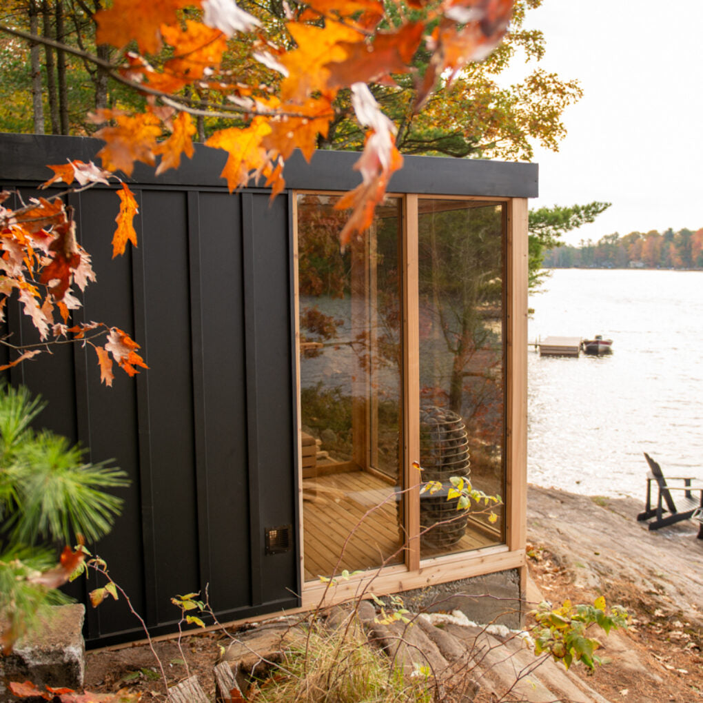 Pure Cube Orion Sauna- Knotty Red Cedar