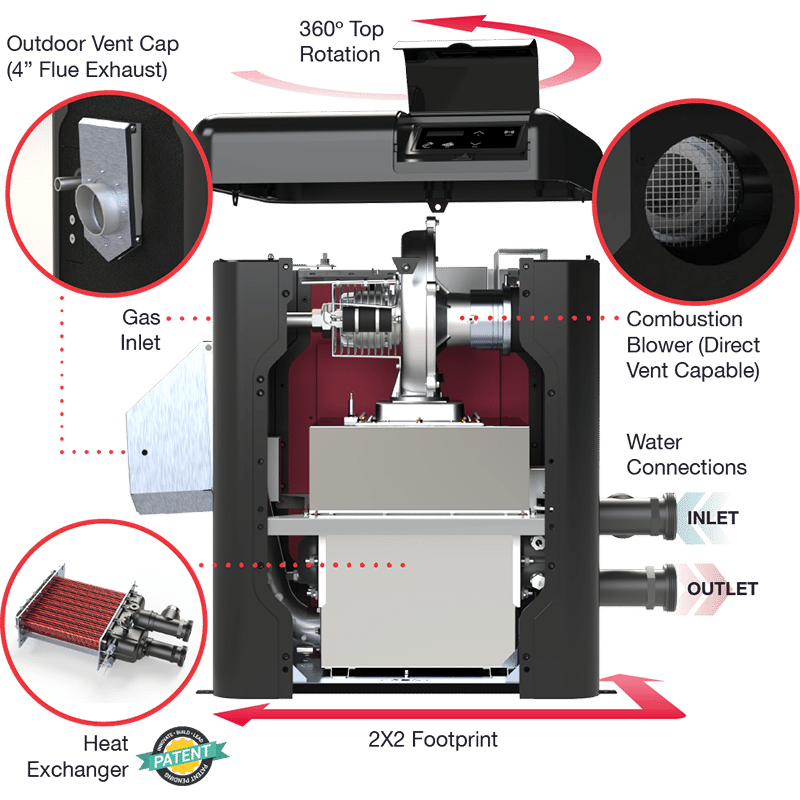 Raypak Avia 264 Electronic Ignition NG