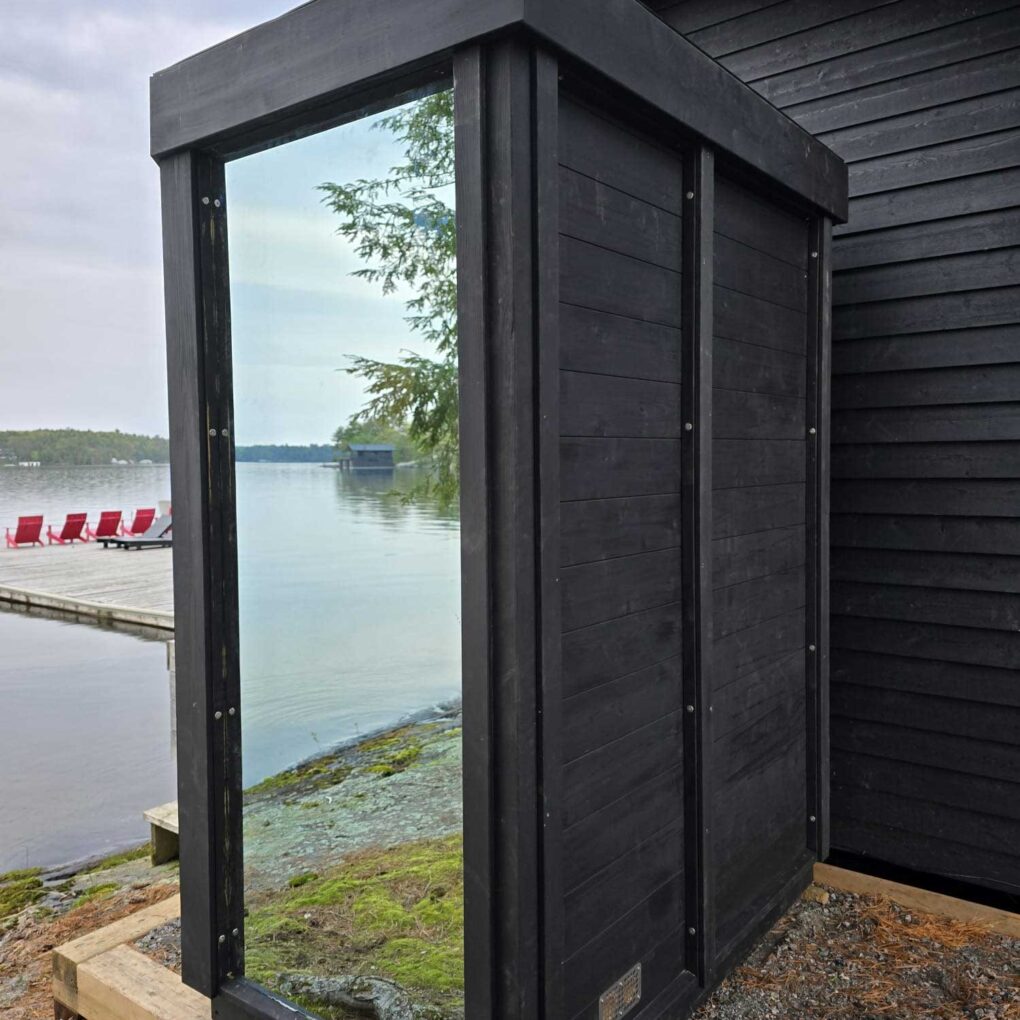 Pure Cube Trinity Sauna- Knotty Red Cedar