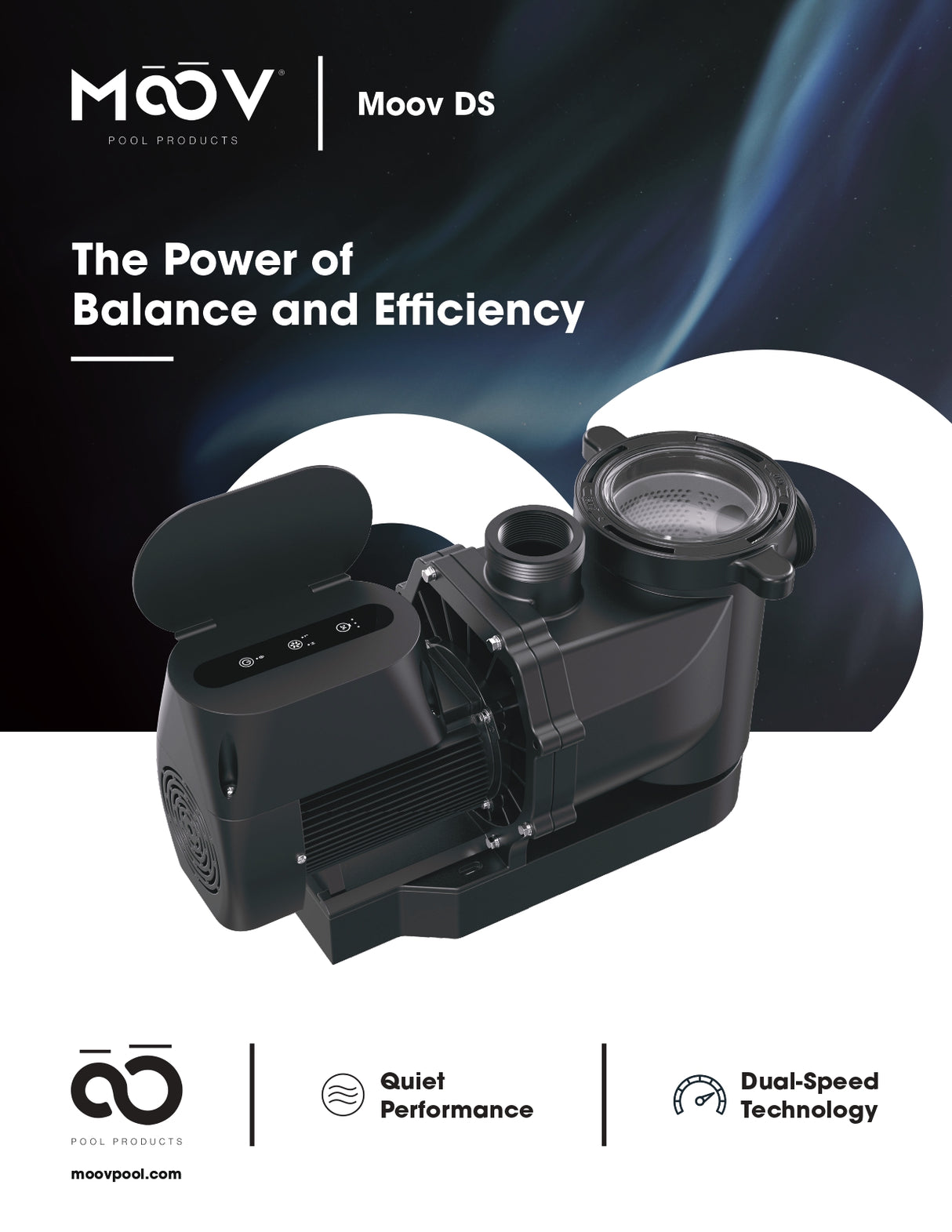 Moov™ MP11DS DS Dual Speed Pool Pump 1.1HP