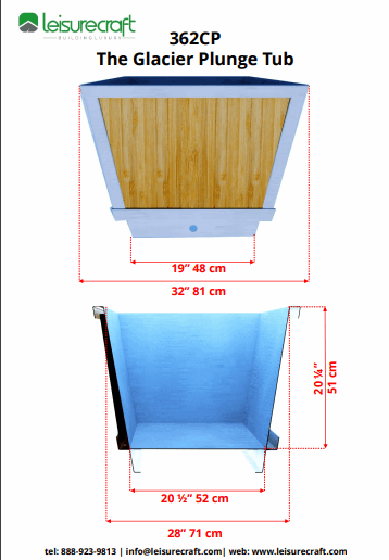 Leisurecraft –The Glacier Plunge Tub