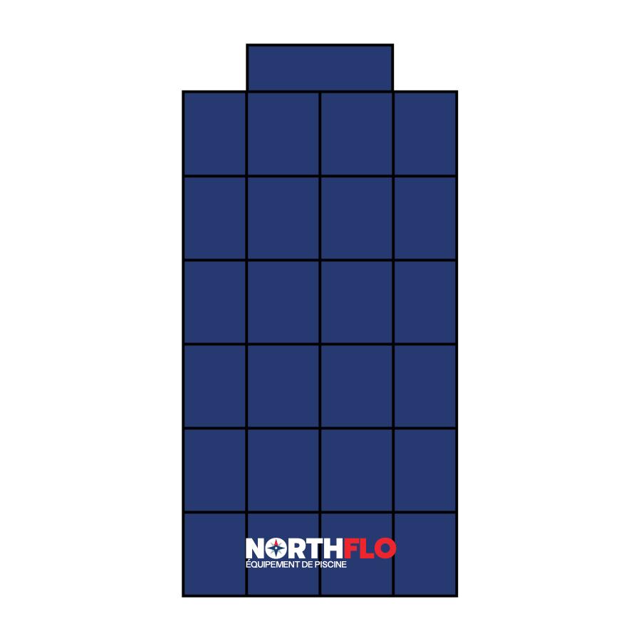 12' x 24' Rectangle Safety Cover 5' x 5' Mesh with 6' Step