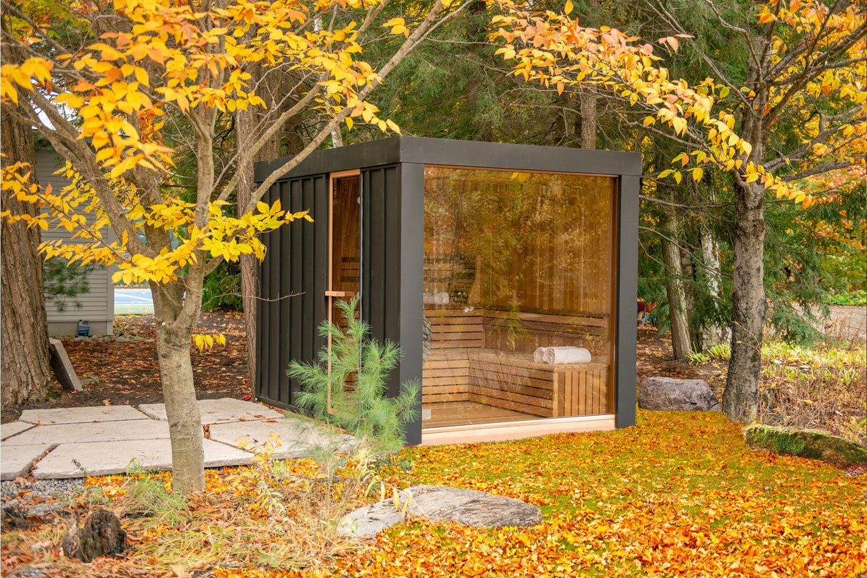 Pure Cube Neptune Sauna- Knotty Red Cedar