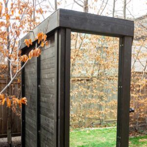 Pure Cube Trinity Sauna- Knotty Red Cedar