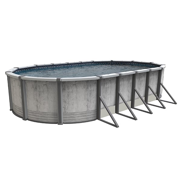 10' x 21' Oval Sunset Above-Ground Pool Kit (A-Frame Design)