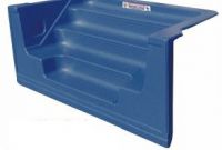 Performance 4 Tread 8' Sit 'N' Step Straight Blue Granite