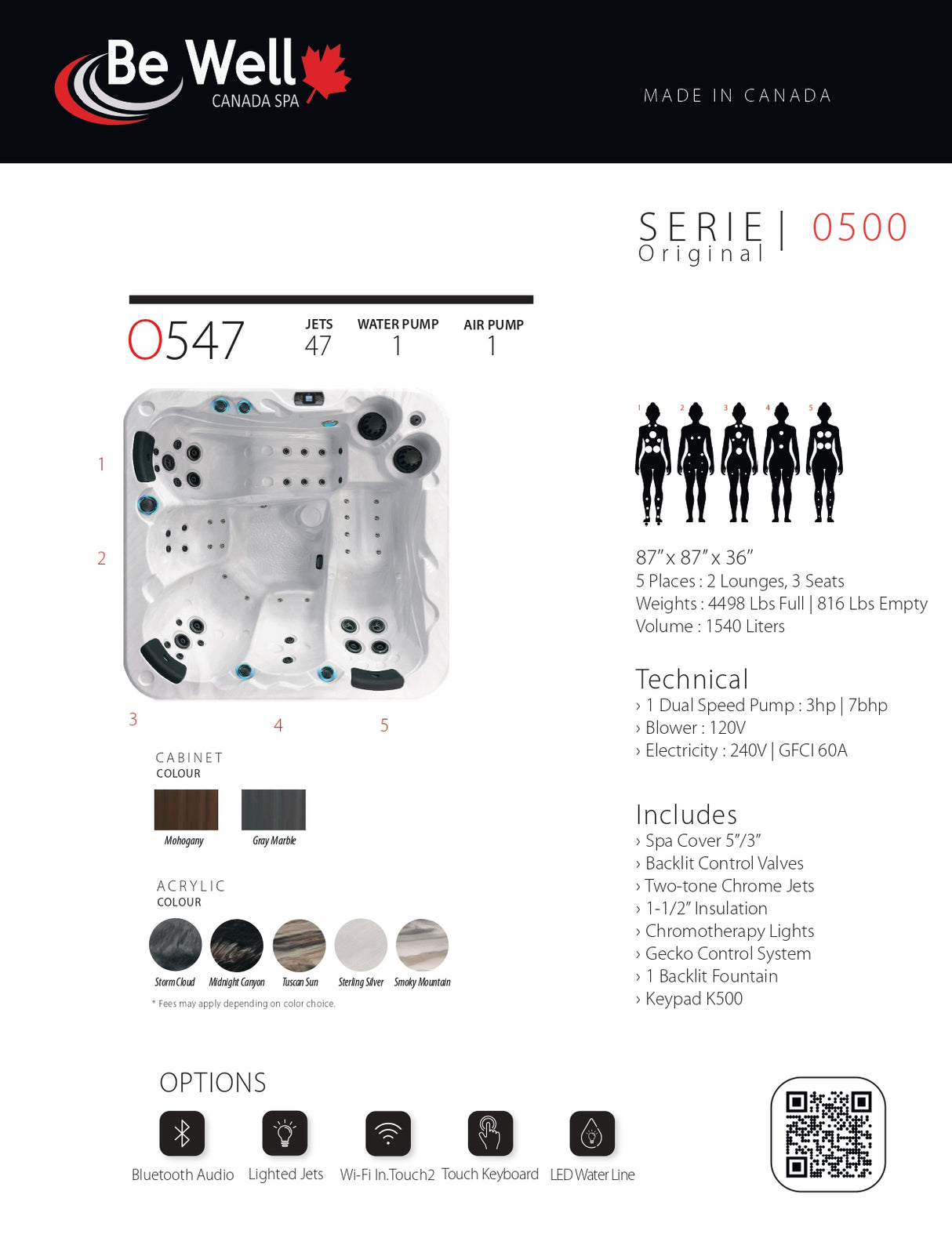 O547 Original Series Hot Tub