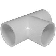 2" 90 Degree PVC Tee (SLP x SLP x SLP)