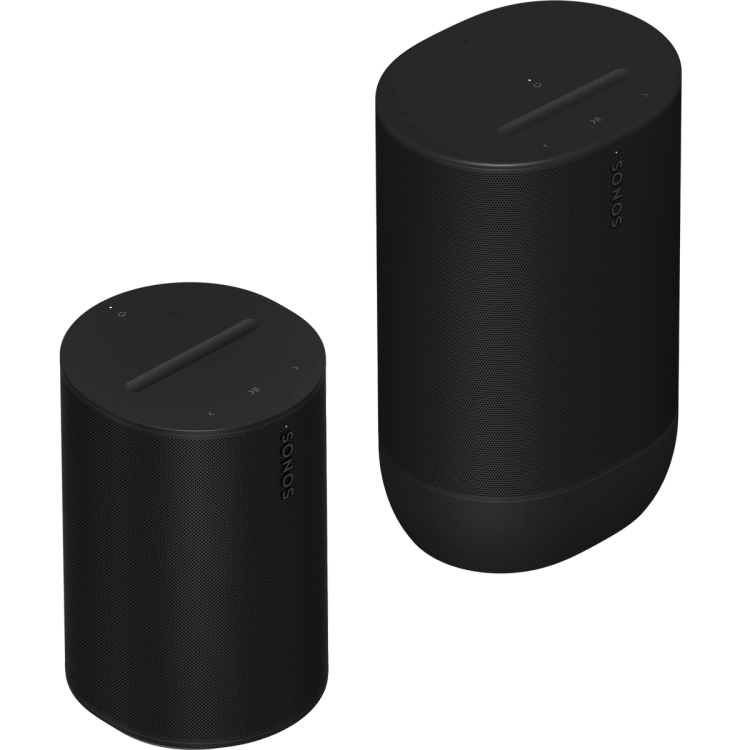 Sonos Indoor / Outdoor Set with Sonos Move 2 and Era 100 Wireless Speakers
