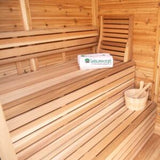 Pure Cube Trinity Sauna- Knotty Red Cedar
