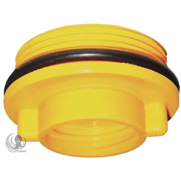 Yellow Winterizing Plug 1.5" w/O-Ring