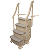 Confer Plastics CCX-AG Aboveground Curve In pool Step System
