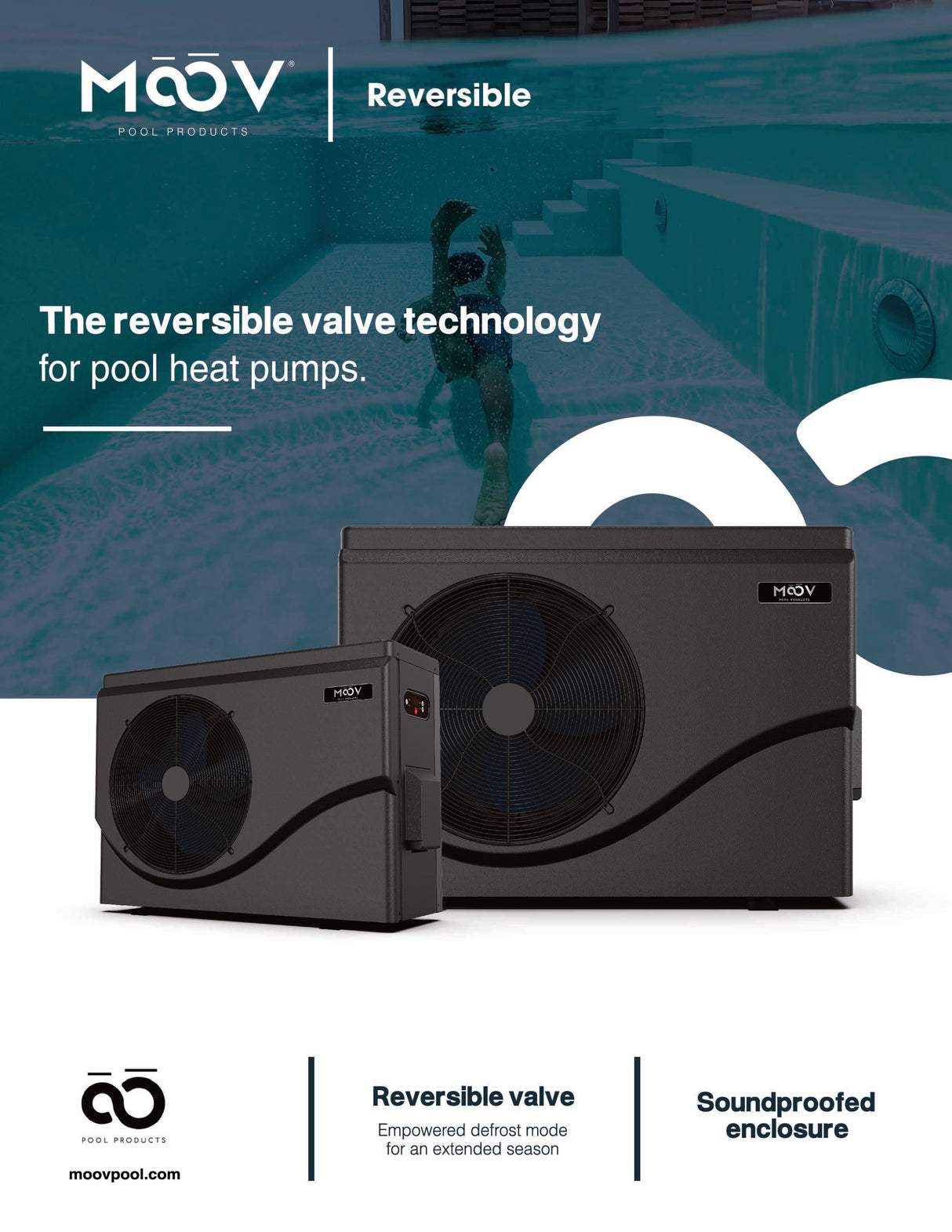 MOOV Reversible Heat Pump 75 000 BTU