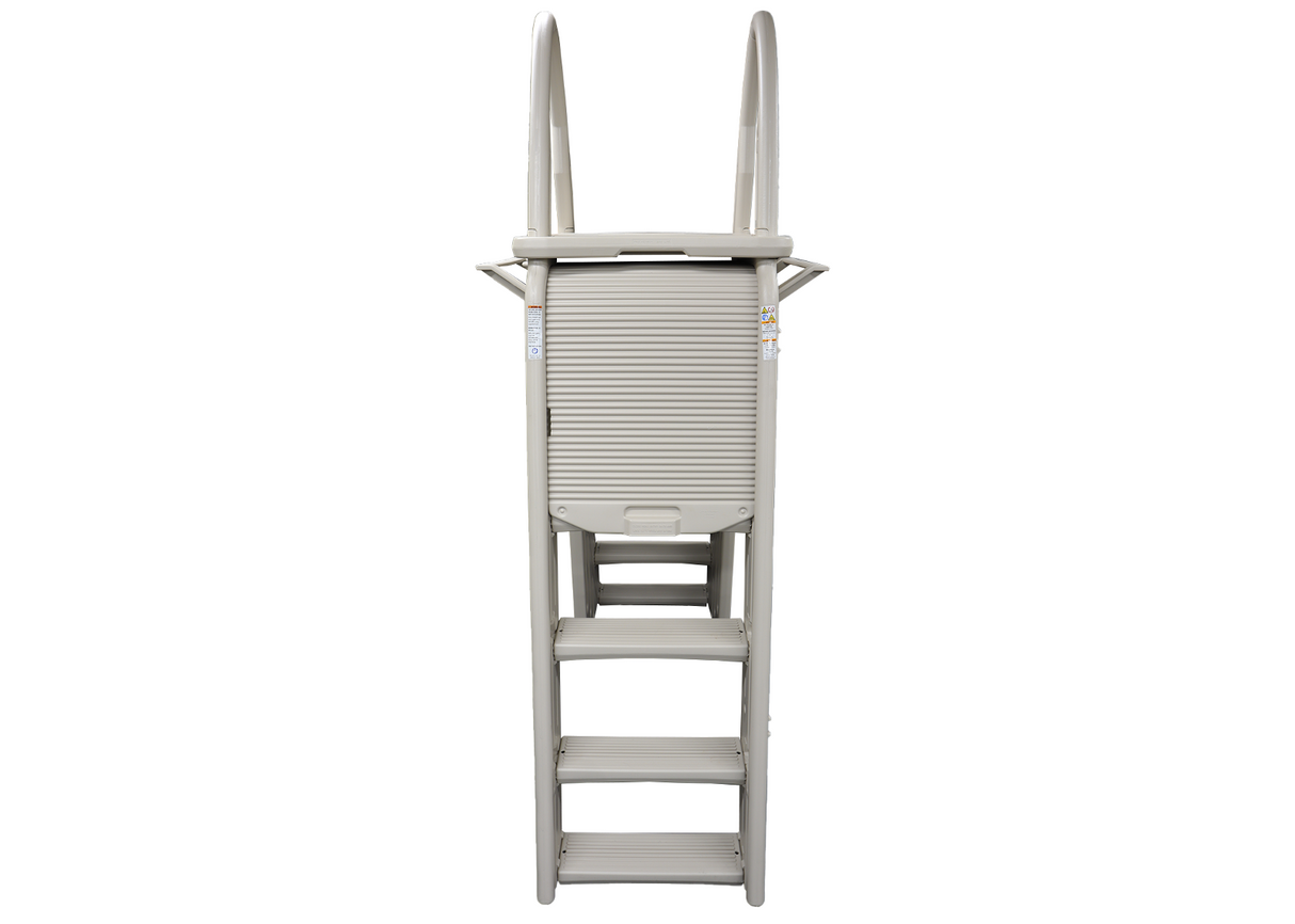 Confer Plastics 7200 Roll-Guard A-Frame Safety Aboveground Curve pool ladder
