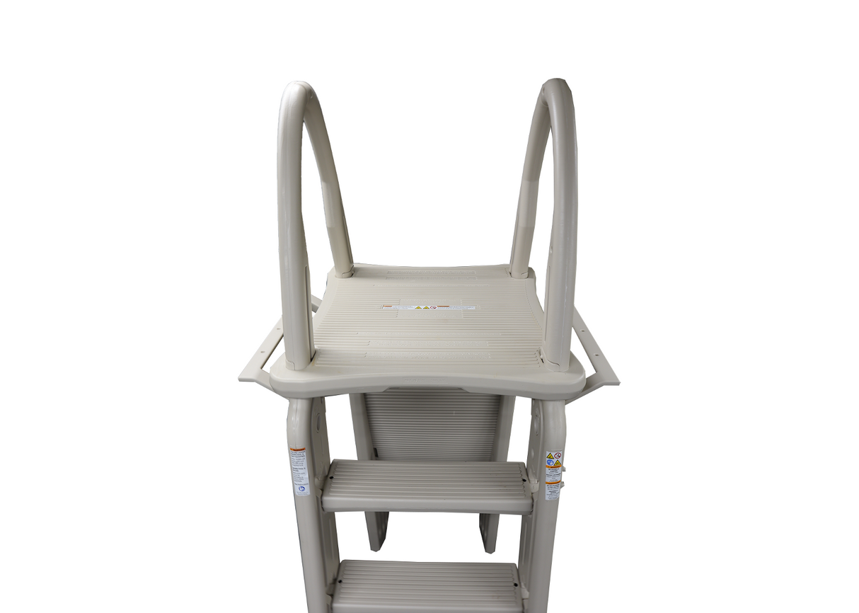 Confer Plastics 7200 Roll-Guard A-Frame Safety Aboveground Curve pool ladder
