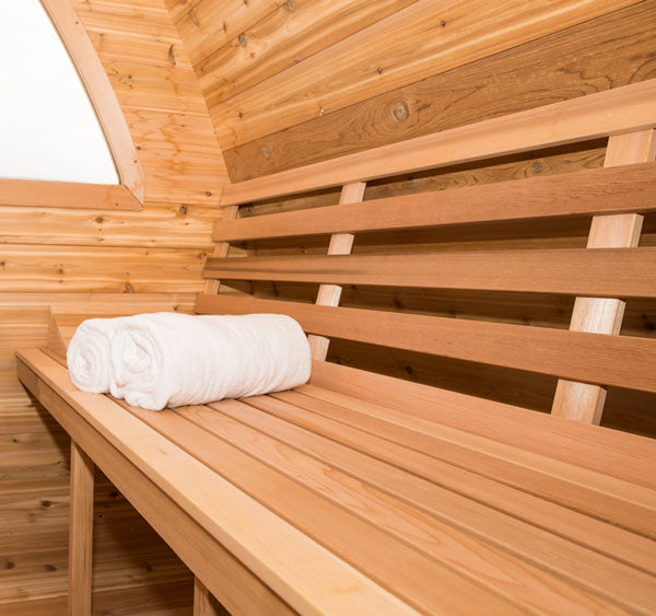 Dundalk 8x8 POD Sauna - Knotty Cedar