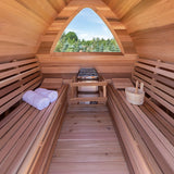 Dundalk 8x8 POD Sauna - Knotty Cedar
