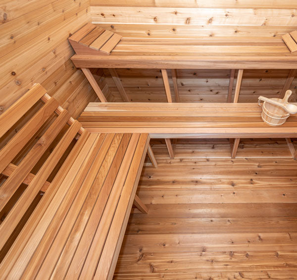 Dundalk 8x8 POD Sauna - Knotty Cedar