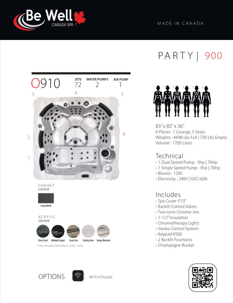 Party Spa 910