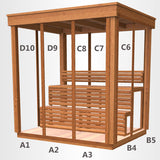 CU572 Outdoor Pure Cube Sauna
