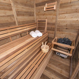 CU582D Outdoor Pure Cube Sauna
